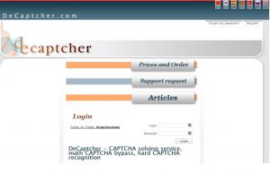 De-Captcher captcha