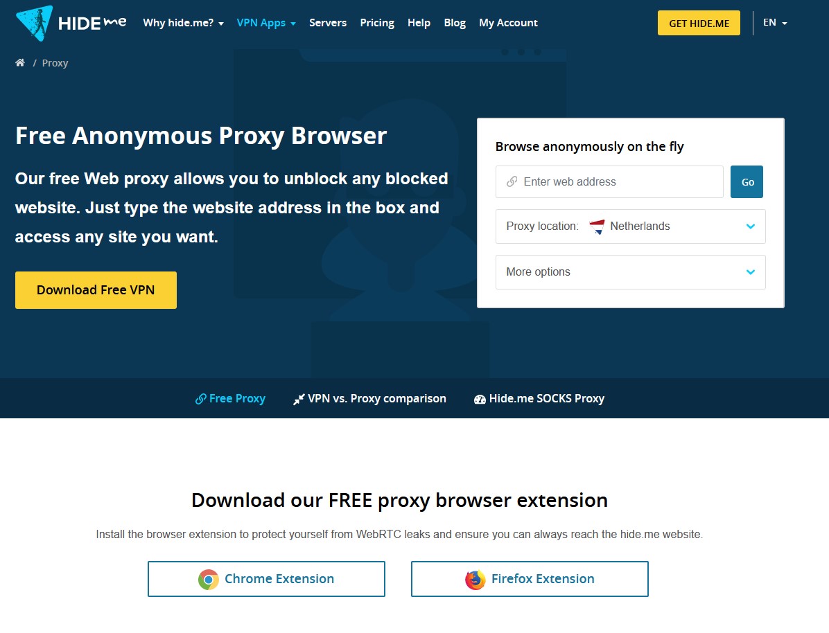 hide.me proxy